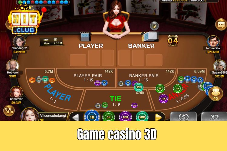Game casino 3D Hit Club
